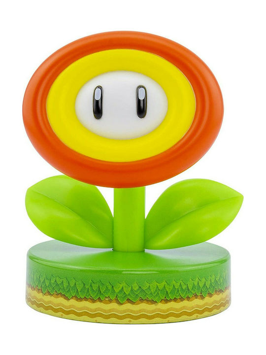 Paladone Παιδικό Διακοσμητικό Φωτιστικό Super Mario Bros Fire Flower Icon Πολύχρωμο 10εκ. - Image 2