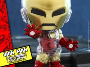 Marvel Comics Cosbaby (S) Mini Figure Iron Man (The Origins Collection) 10 cm