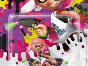 Nintendo Amiibo Splatoon Inkling Girl Neon Pink Character Figure