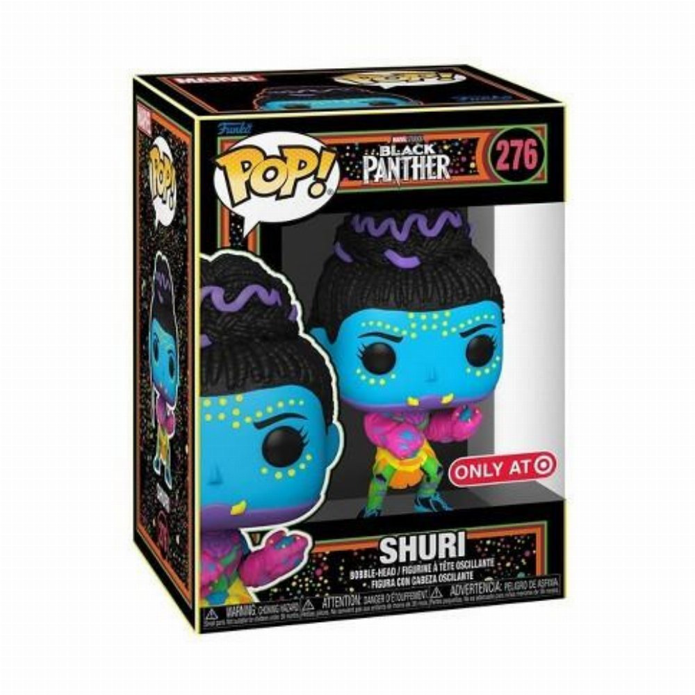 Funko Pop! Marvel: Black Panther - Shuri (Black Light) 276 Special Edition (Exclusive)