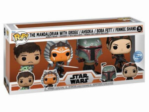 Funko Pop! Star Wars - Mandalorian with Grogu, Ashoka, Boba Fett & Fennec Shand 4-Pack Special Edition (Exclusive)