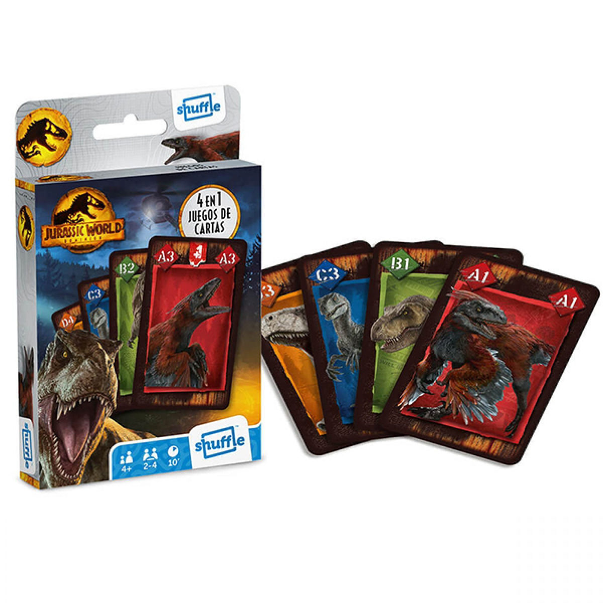 Cartamundi Επιτραπέζιο Παιχνίδι Jurassic World για 2-4 Παίκτες 4+ Ετών - Image 3