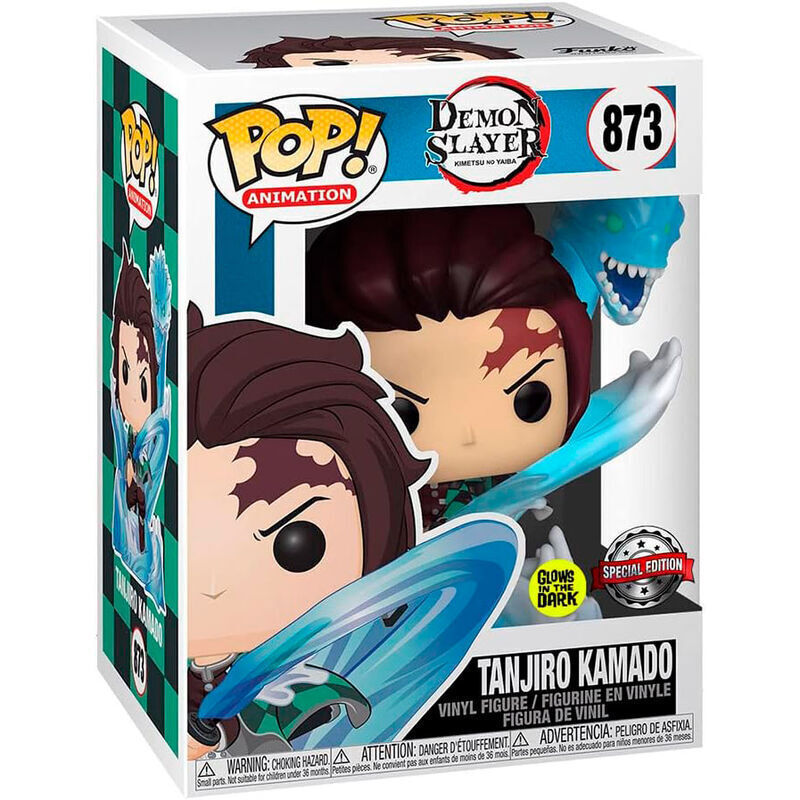 Funko Pop! Animation: Demon Slayer - Tanjiro Kamado 873 Glow - Image 3
