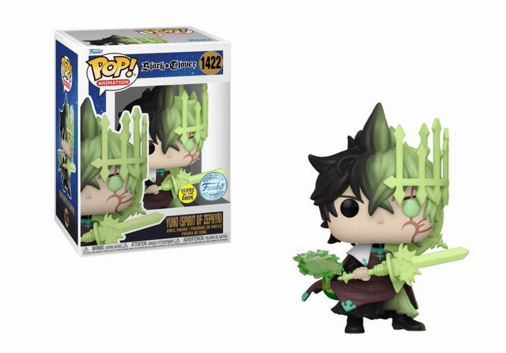 Funko Pop! Black Clover - Yuno (Spirit of Zephyr) 1422 (Exclusive) - Image 2