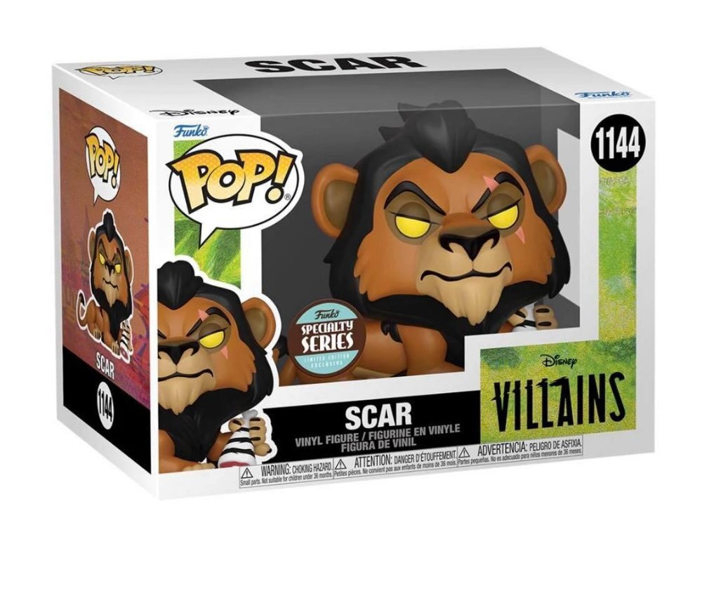 Funko Pop! Villains The Lion King 1144 Scar with Meat Exclusive - Image 2
