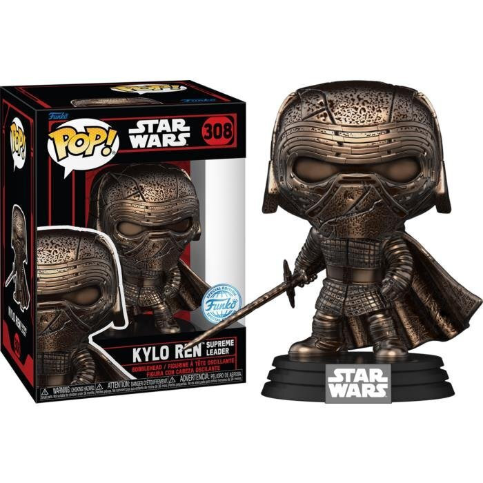 Funko Pop Star Wars Kylo Ren Supreme Leader Bronze Metallic Special Edition 308