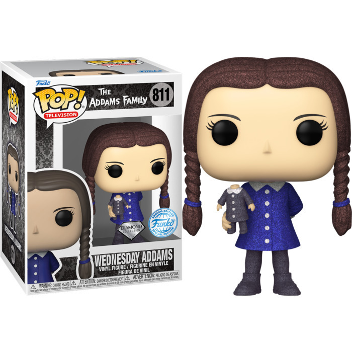 Funko Pop! Television The Addams Family 811 Wednesday Addams Diamond Special Edition
