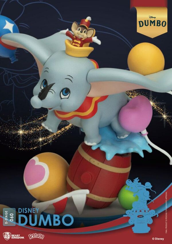 Beast Kingdom Disney Classic Animation Series Diorama Dumbo 15cm - Image 6