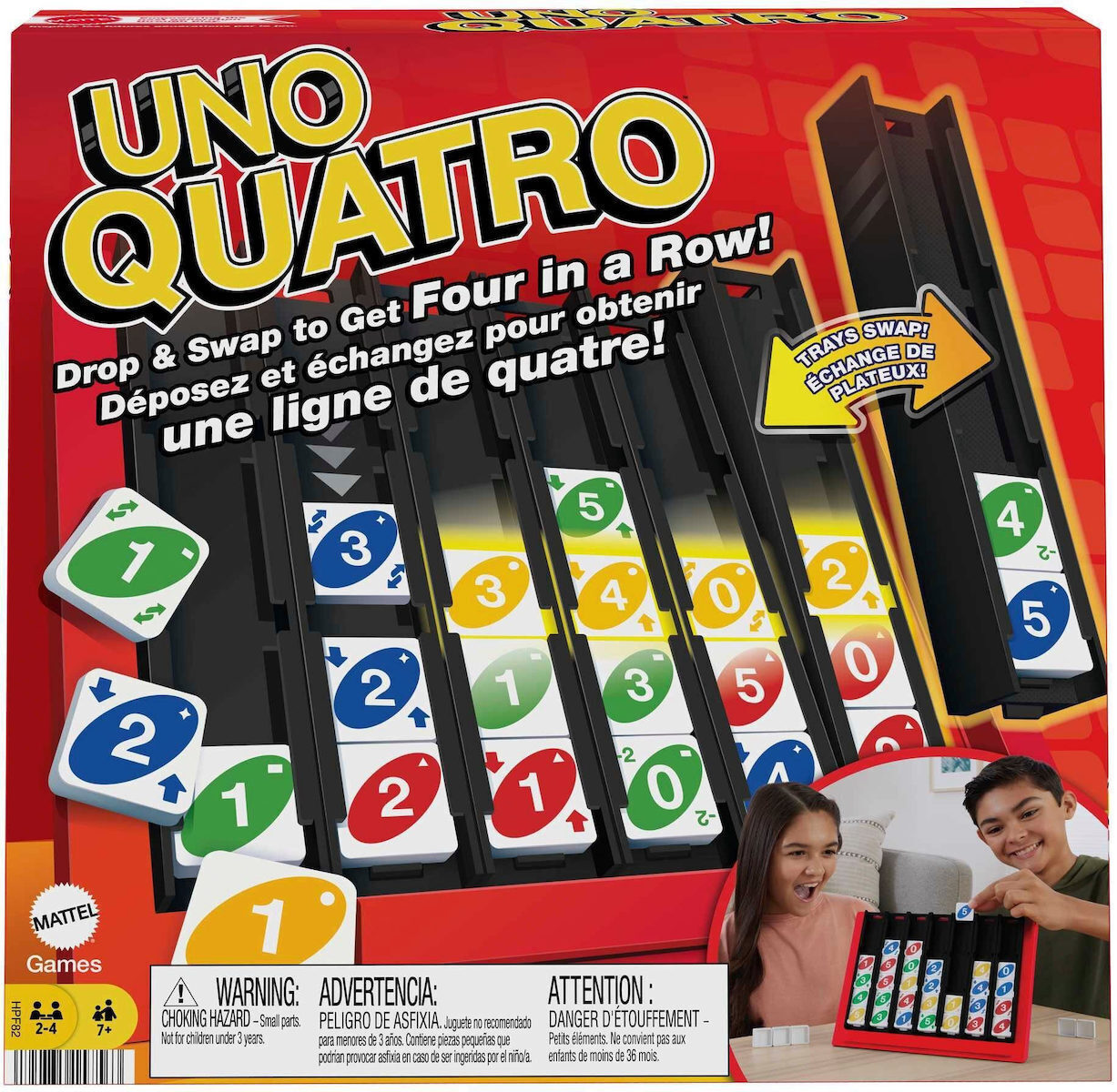 Mattel Uno Quatro Επιτραπέζιο Παιχνίδι για 7+ Ετών για 2-4 Παίκτες
