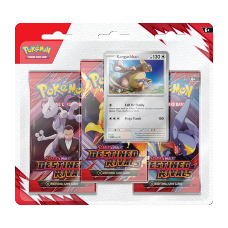 Pokémon TCG Scarlet & Violet 10 Blister Booster Destined Rivals 3-Pack - Image 2
