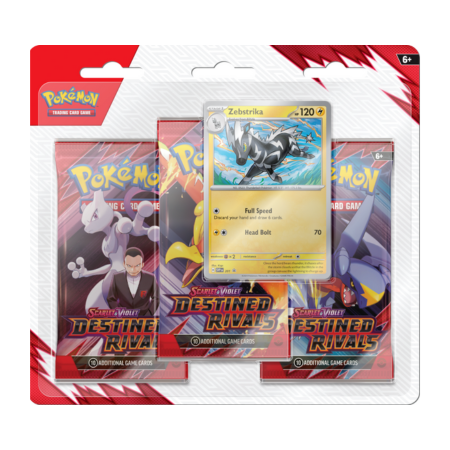 Pokémon TCG Scarlet & Violet 10 Blister Booster Destined Rivals 3-Pack