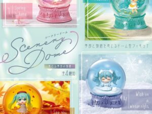 Hatsune Miku Mini Snowglobes Scenery Domes Display