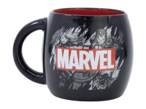 Stor: Marvel Pattern Globe Mug In Gift Box (380ml)