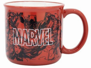 Stor: Marvel Pattern Ceramic Breakfast Mug in Gift Box (400ml)