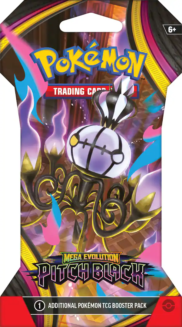 Pokémon TCG ME5.0 Pitch Black Sleeved Booster (Styles May Vary) - Image 3