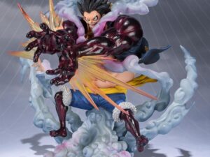 One Piece FiguartsZERO Monkey D. Luffy Gear 4 Leo Bazooka Reissue 18cm