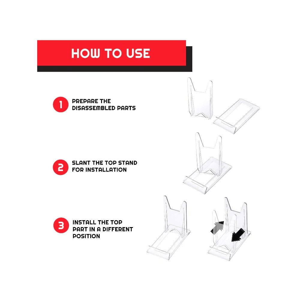 Adjustable Easel Stand 6-Pack Compatible with Video Game Cases - Image 9