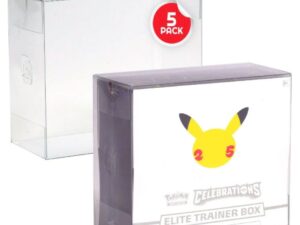 PET Protectors 5-Pack for Booster Boxes / Elite Trainer Boxes Ver. 2