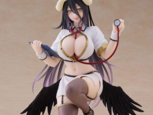 Taito Overlord Desktop Cute Albedo Nurse Ver. Renewal 13cm