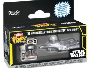 Funko Bitty Pop! Rides Star Wars The Mandalorian in N1 Starfighter (with Grogu)