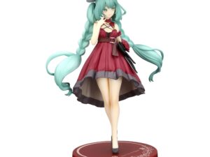 FuRyu Hatsune Miku Trio-Try-iT Hatsune Miku Outing Dress Red Color 19cm