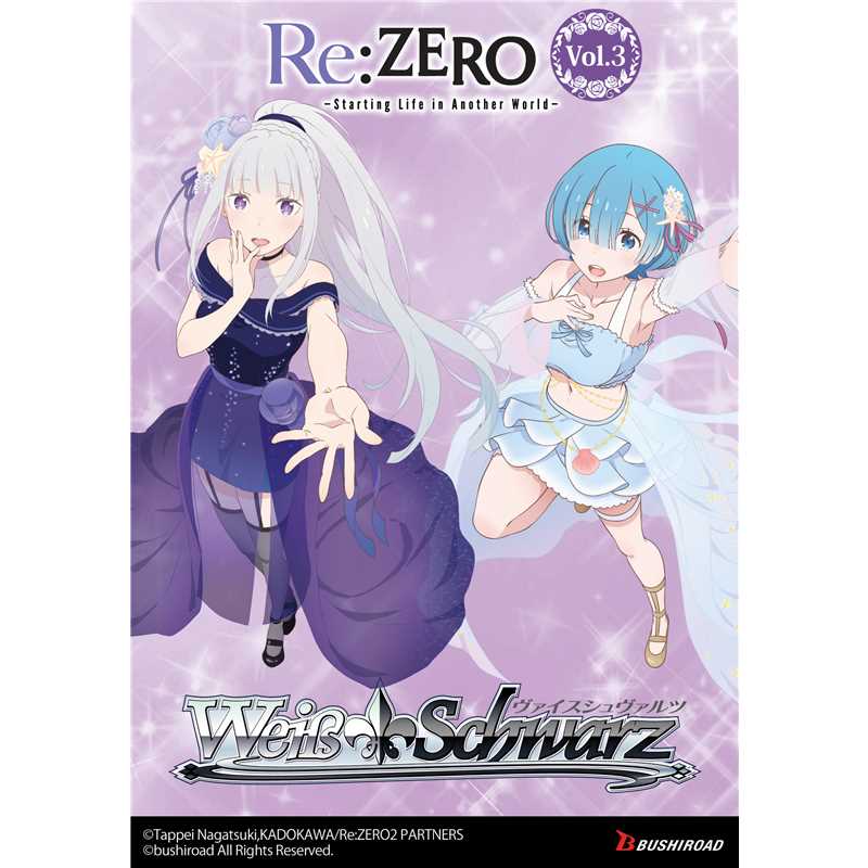 Weiss Schwarz Re:ZERO Starting Life in Another World Vol.3 Booster Box (12 boosters) (ENG)