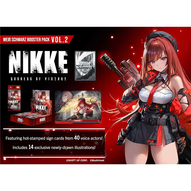 Weiss Schwarz GODDESS OF VICTORY: NIKKE Vol.2 Booster Pack (10 Packs) (ENG)