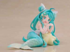 FuRyu Hatsune Miku Desktop Fairy Hatsune Miku Mermaid princess Ver. 9cm