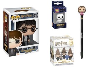 Funko Pop! Bundle Harry Potter 4-Pack Harry Potter / Keychain Hedwig / Mystery Mini / Pen Topper Hermione Granger